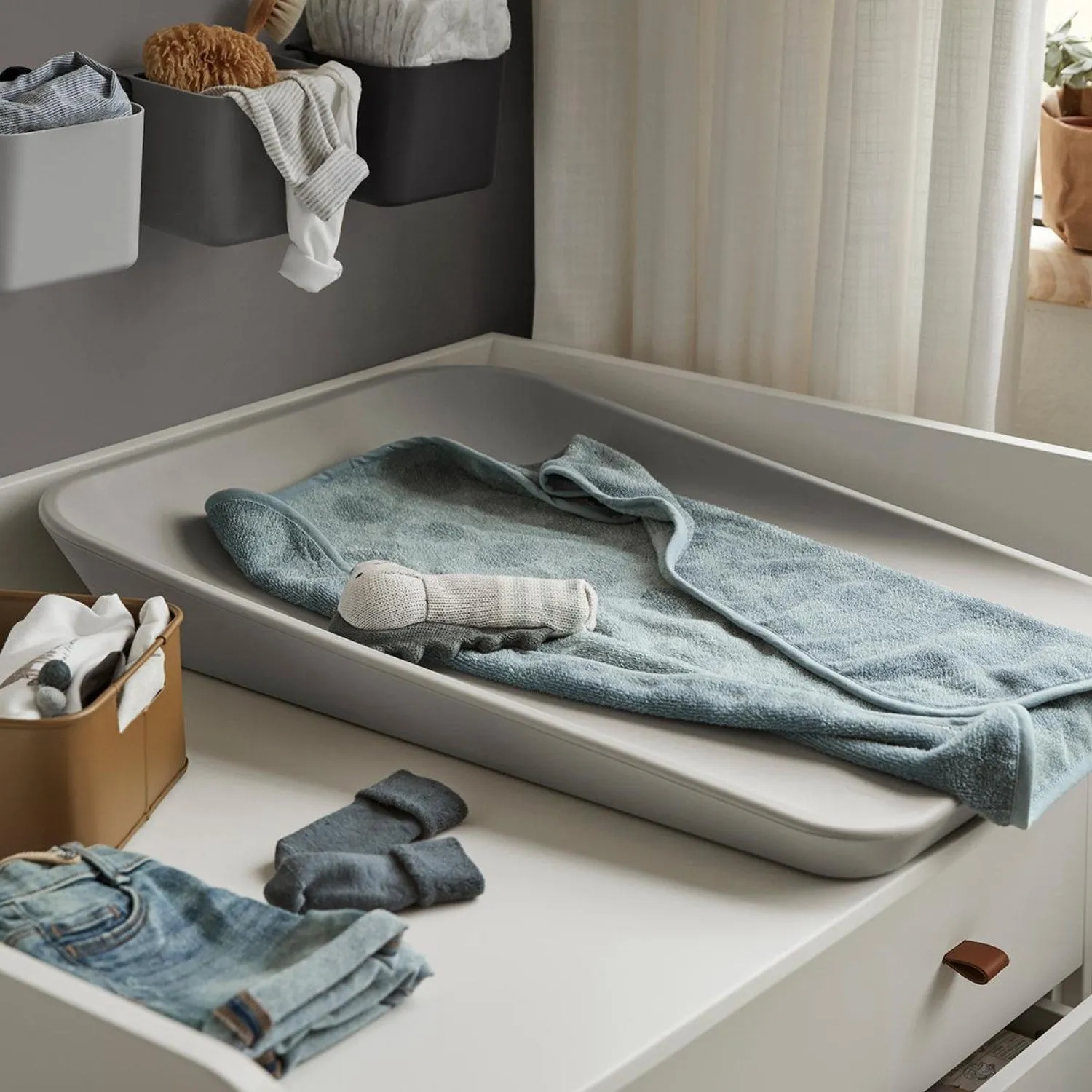 Leander Matty Changing Pad Pearl Grey