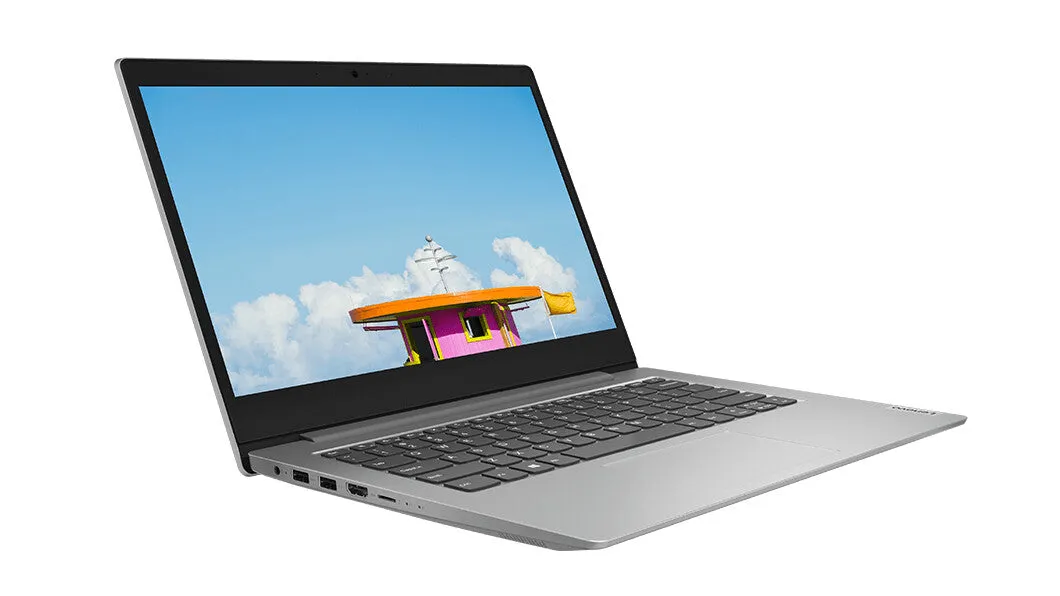 Lenovo IdeaPad 1 14" Laptop - Intel Celeron N4020, 4GB RAM, 64GB eMMC, Windows 11 Home in S mode, Grey
