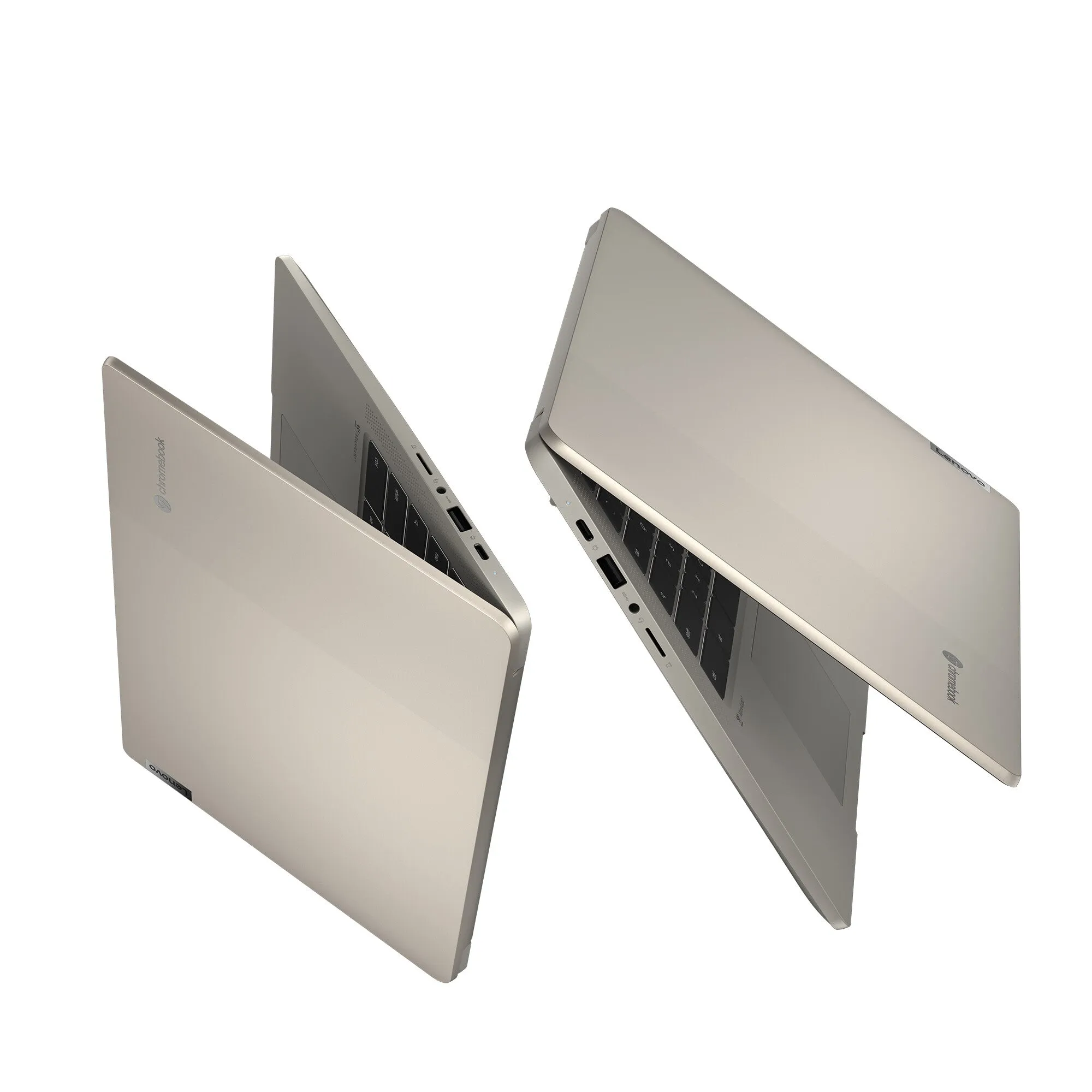 Lenovo IdeaPad 5 G6 14" Chromebook - Intel Core i3-1115G4, 4GB RAM, 256GB SSD, Touchscreen, ChromeOS, Sand