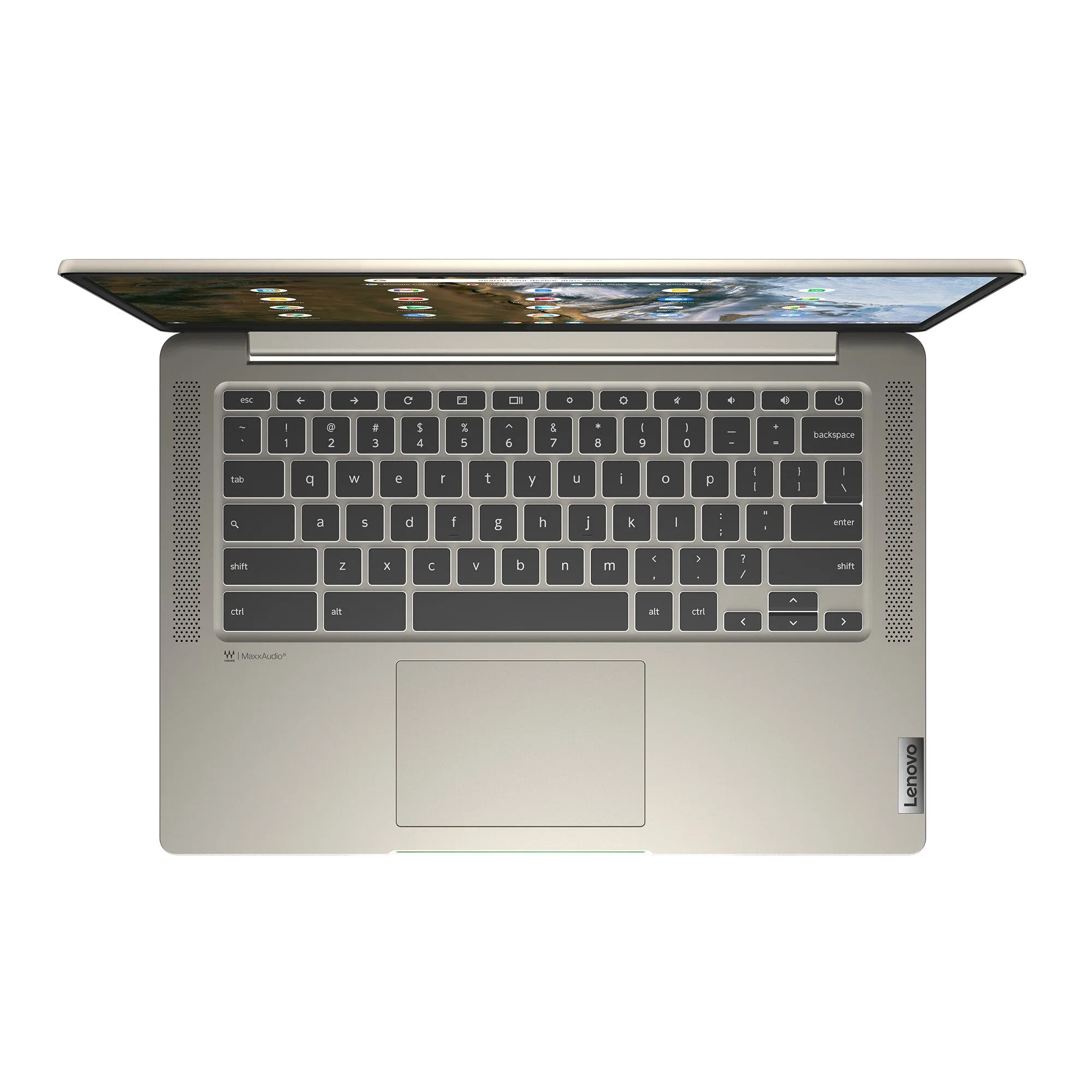 Lenovo IdeaPad 5 G6 14" Chromebook - Intel Core i3-1115G4, 4GB RAM, 256GB SSD, Touchscreen, ChromeOS, Sand