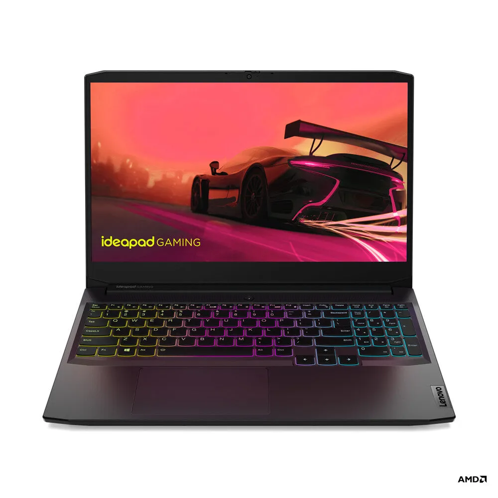 Lenovo IdeaPad Gaming 3 G3 15.6" Laptop - AMD Ryzen 5 5600H, 8GB RAM, 512GB SSD, NVIDIA GeForce RTX 3050, Windows 10 Home, Black