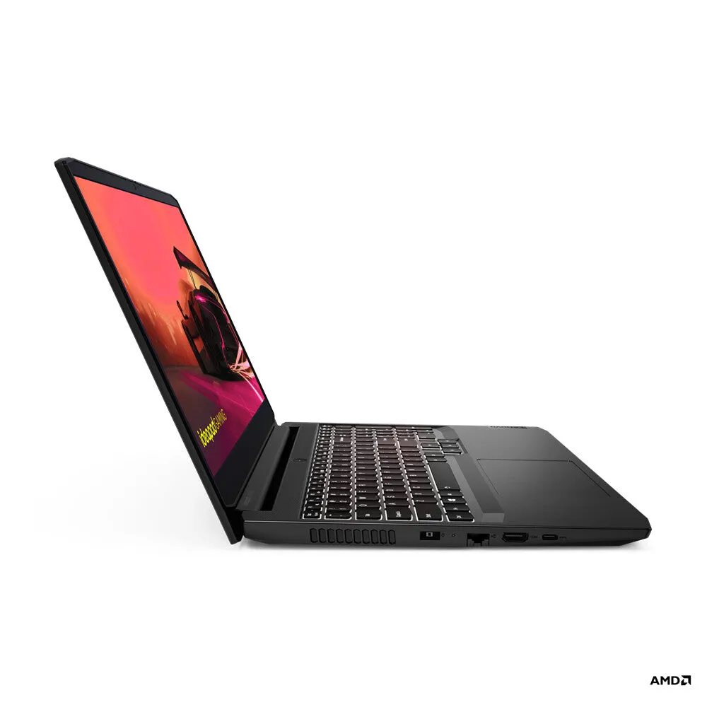 Lenovo IdeaPad Gaming 3 G3 15.6" Laptop - AMD Ryzen 5 5600H, 8GB RAM, 512GB SSD, NVIDIA GeForce RTX 3050, Windows 10 Home, Black