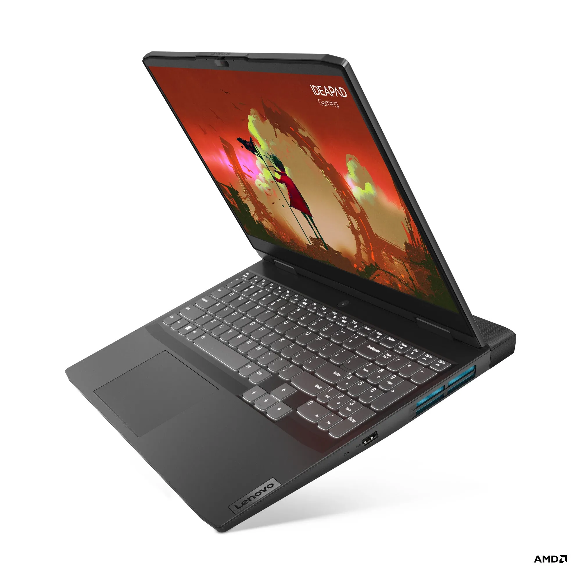 Lenovo IdeaPad Gaming 3 G7 15ARH7 15.6" Laptop - AMD Ryzen 5 6600H, 8GB RAM, 512GB SSD, NVIDIA GeForce RTX 3050 Ti, Windows 11 Home, Grey