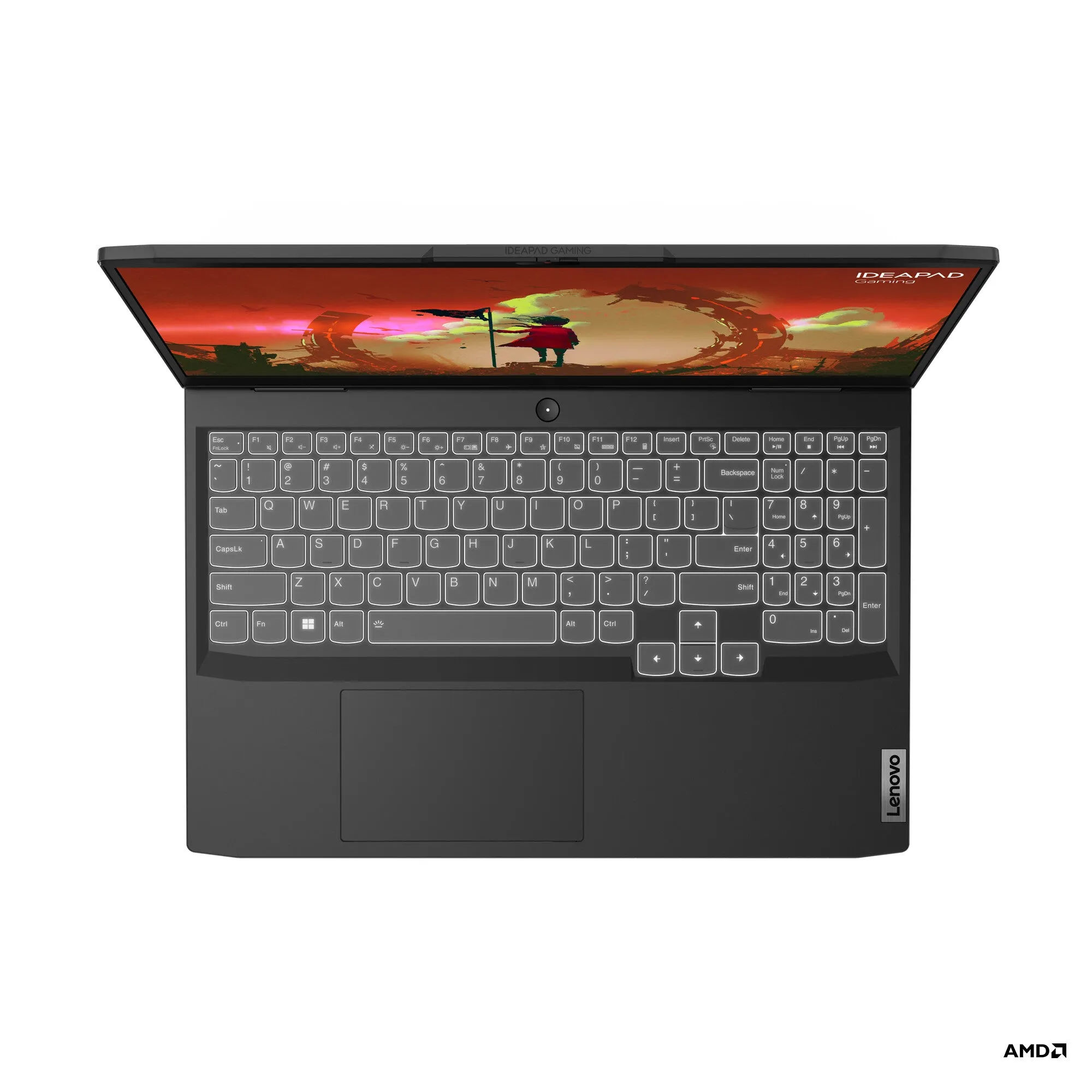 Lenovo IdeaPad Gaming 3 G7 15ARH7 15.6" Laptop - AMD Ryzen 5 6600H, 8GB RAM, 512GB SSD, NVIDIA GeForce RTX 3050 Ti, Windows 11 Home, Grey
