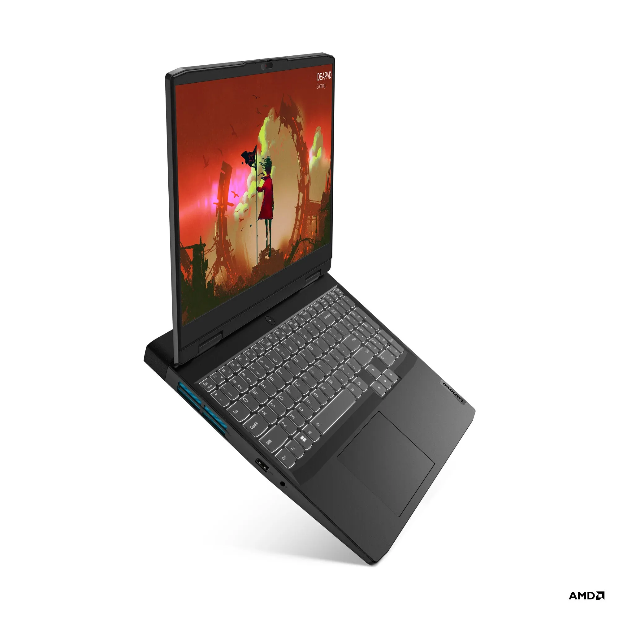 Lenovo IdeaPad Gaming 3 G7 15ARH7 15.6" Laptop - AMD Ryzen 5 6600H, 8GB RAM, 512GB SSD, NVIDIA GeForce RTX 3050 Ti, Windows 11 Home, Grey