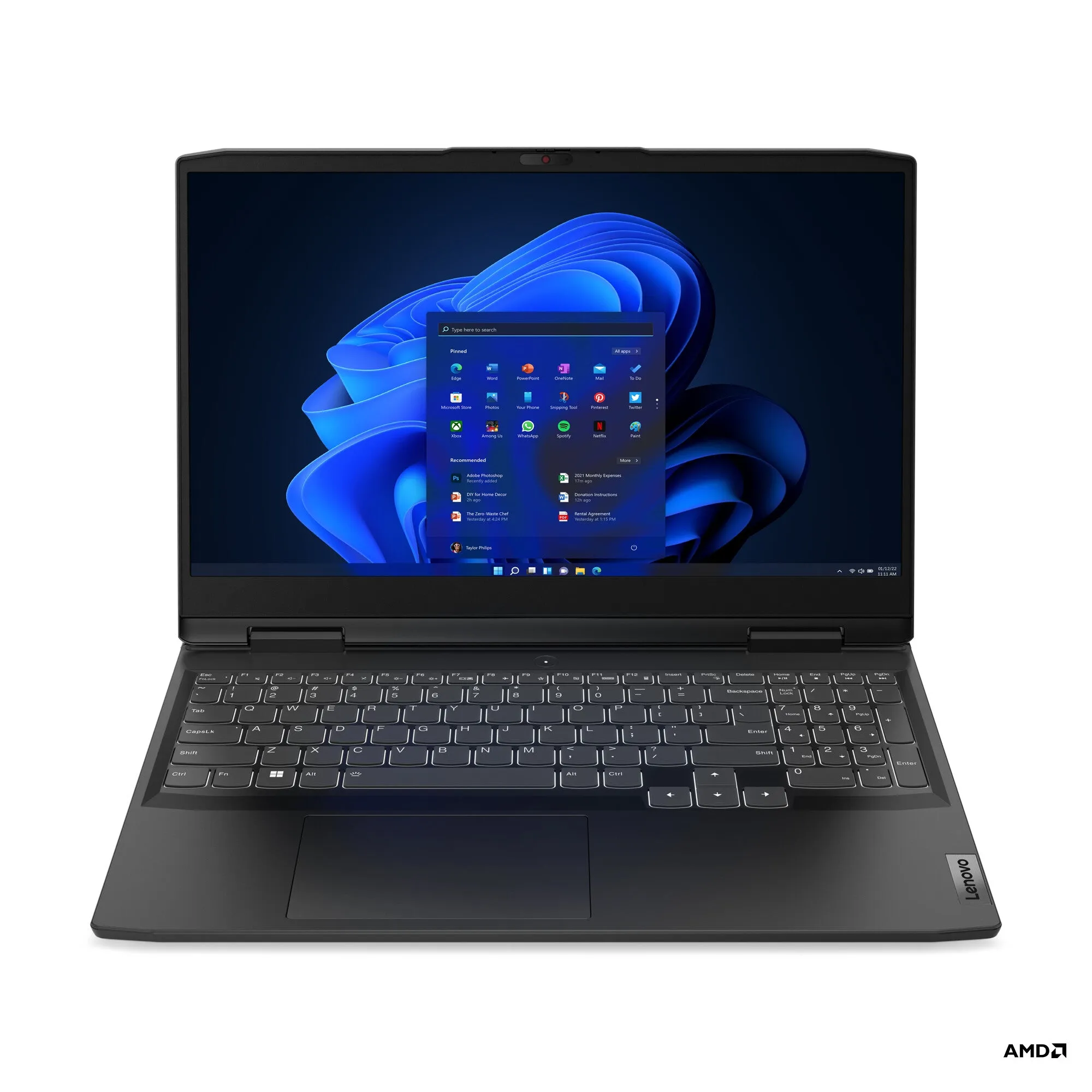 Lenovo IdeaPad Gaming 3 G7 15ARH7 15.6" Laptop - AMD Ryzen 5 6600H, 8GB RAM, 512GB SSD, NVIDIA GeForce RTX 3050 Ti, Windows 11 Home, Grey