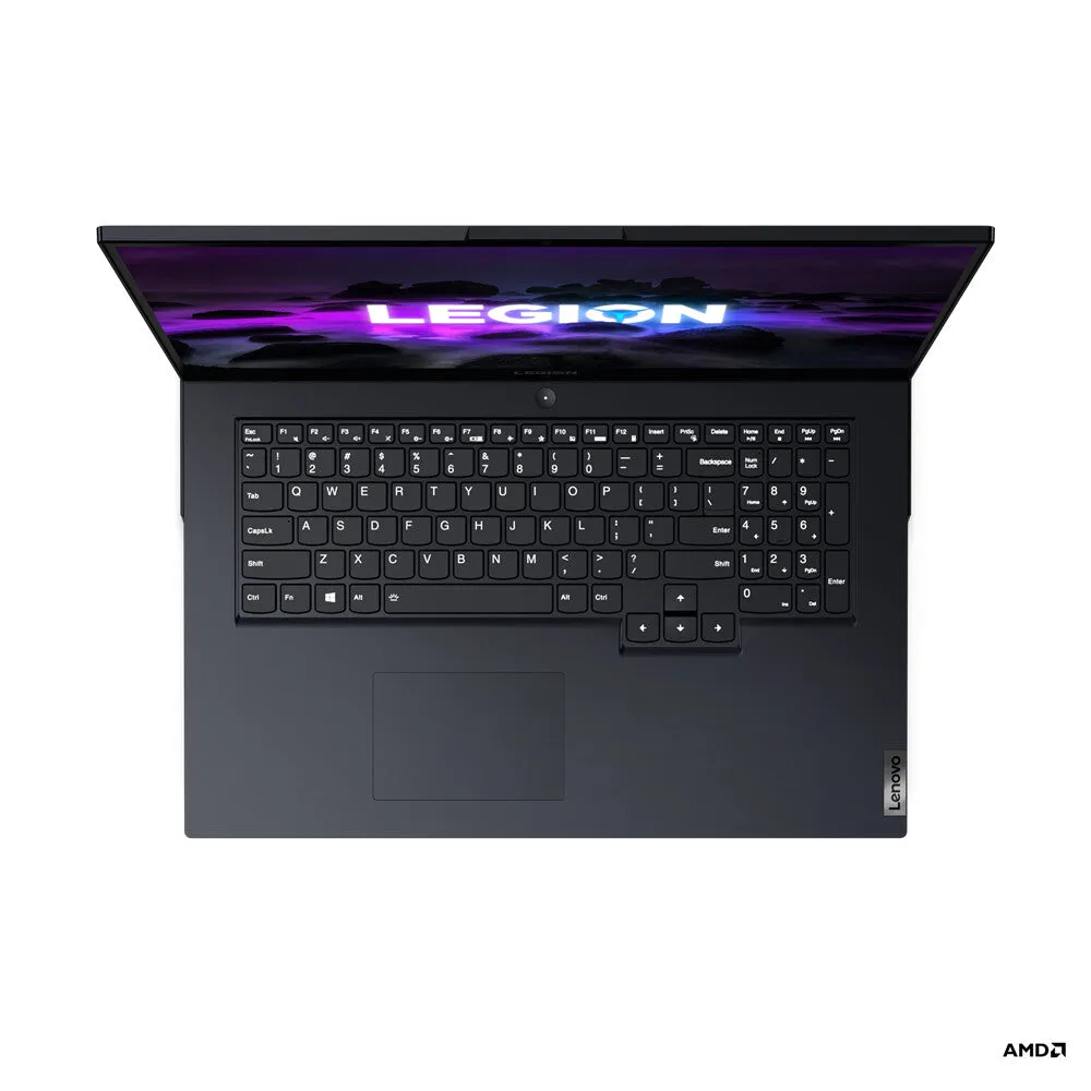 Lenovo Legion 5 17.3" Laptop - AMD Ryzen 5 5600H, 8GB RAM, 512GB SSD, NVIDIA GeForce RTX 3060, Windows 10 Home, Black