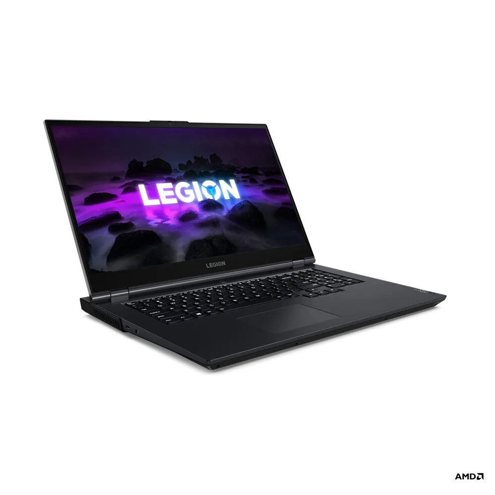 Lenovo Legion 5 17.3" Laptop - AMD Ryzen 5 5600H, 8GB RAM, 512GB SSD, NVIDIA GeForce RTX 3060, Windows 10 Home, Black