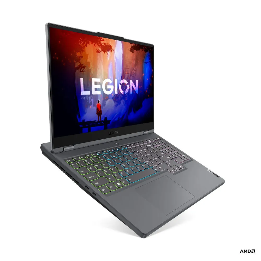 Lenovo Legion 5 G7 15ARH7H 15.6" Laptop - AMD Ryzen 7 6800H, 16GB RAM, 512GB SSD, NVIDIA GeForce RTX 3060, Windows 11 Home, Grey