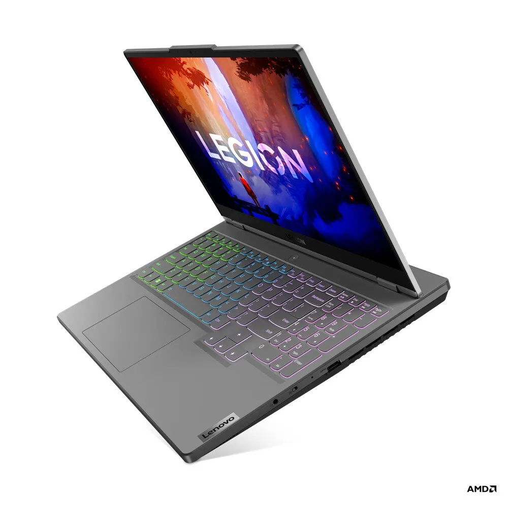 Lenovo Legion 5 G7 15ARH7H 15.6" Laptop - AMD Ryzen 7 6800H, 16GB RAM, 512GB SSD, NVIDIA GeForce RTX 3060, Windows 11 Home, Grey