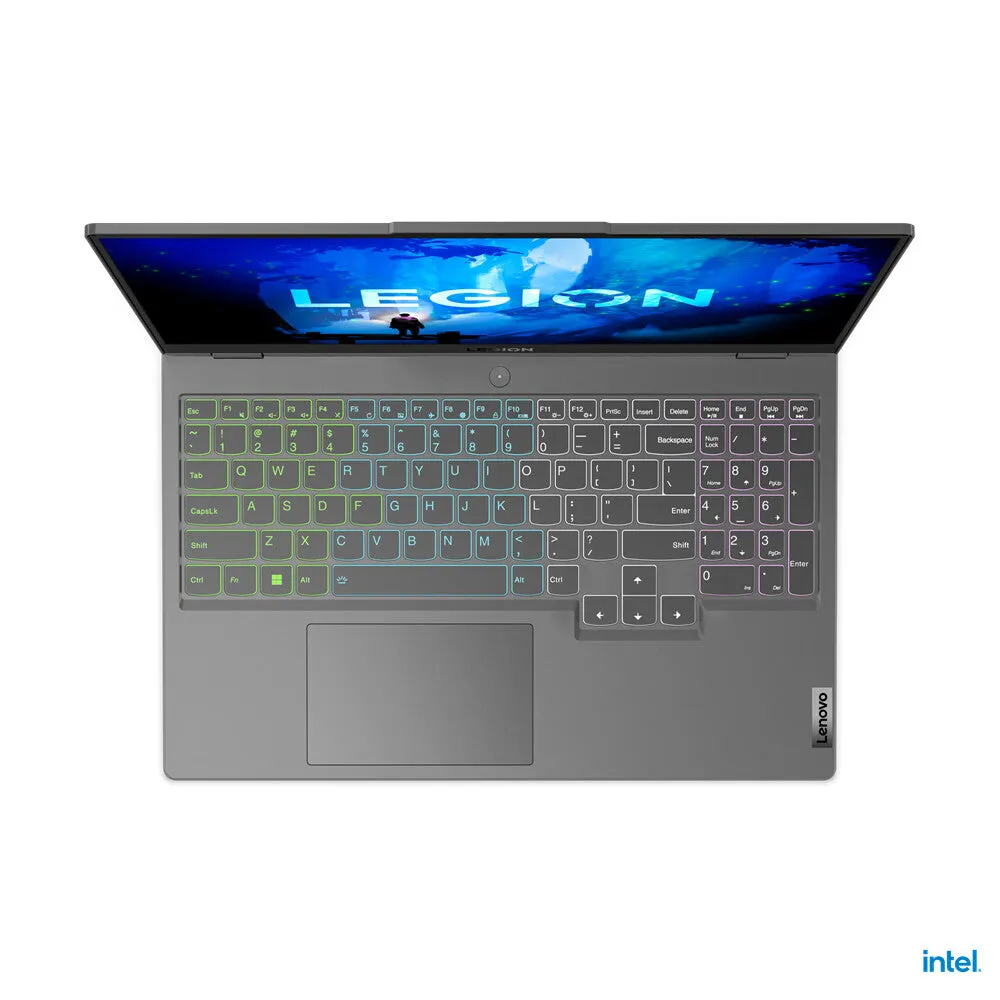 Lenovo Legion 5 G7 15IAH7H 15.6" Laptop - Intel Core i5-12500H, 8GB RAM, 512GB SSD, Wide Quad HD, Windows 11 Home, Grey