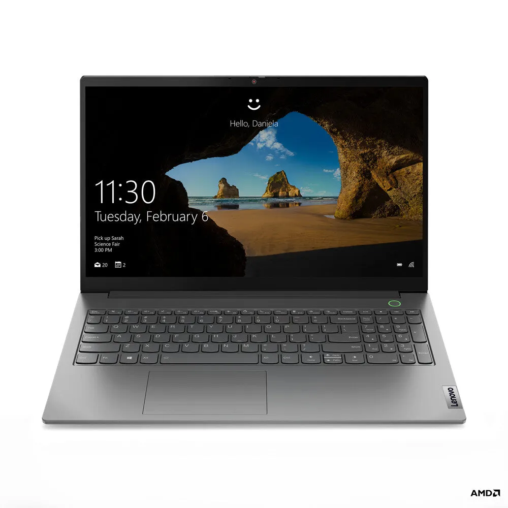 Lenovo ThinkBook 15 G2 15.6" Laptop - AMD Ryzen 5 5500U, 8GB RAM, 256GB SSD, Windows 10 Pro, Grey