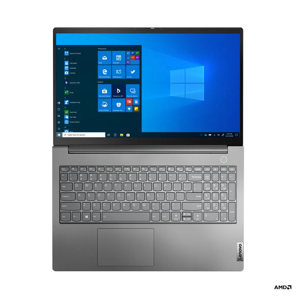 Lenovo ThinkBook 15 G2 15.6" Laptop - AMD Ryzen 5 5500U, 8GB RAM, 256GB SSD, Windows 10 Pro, Grey