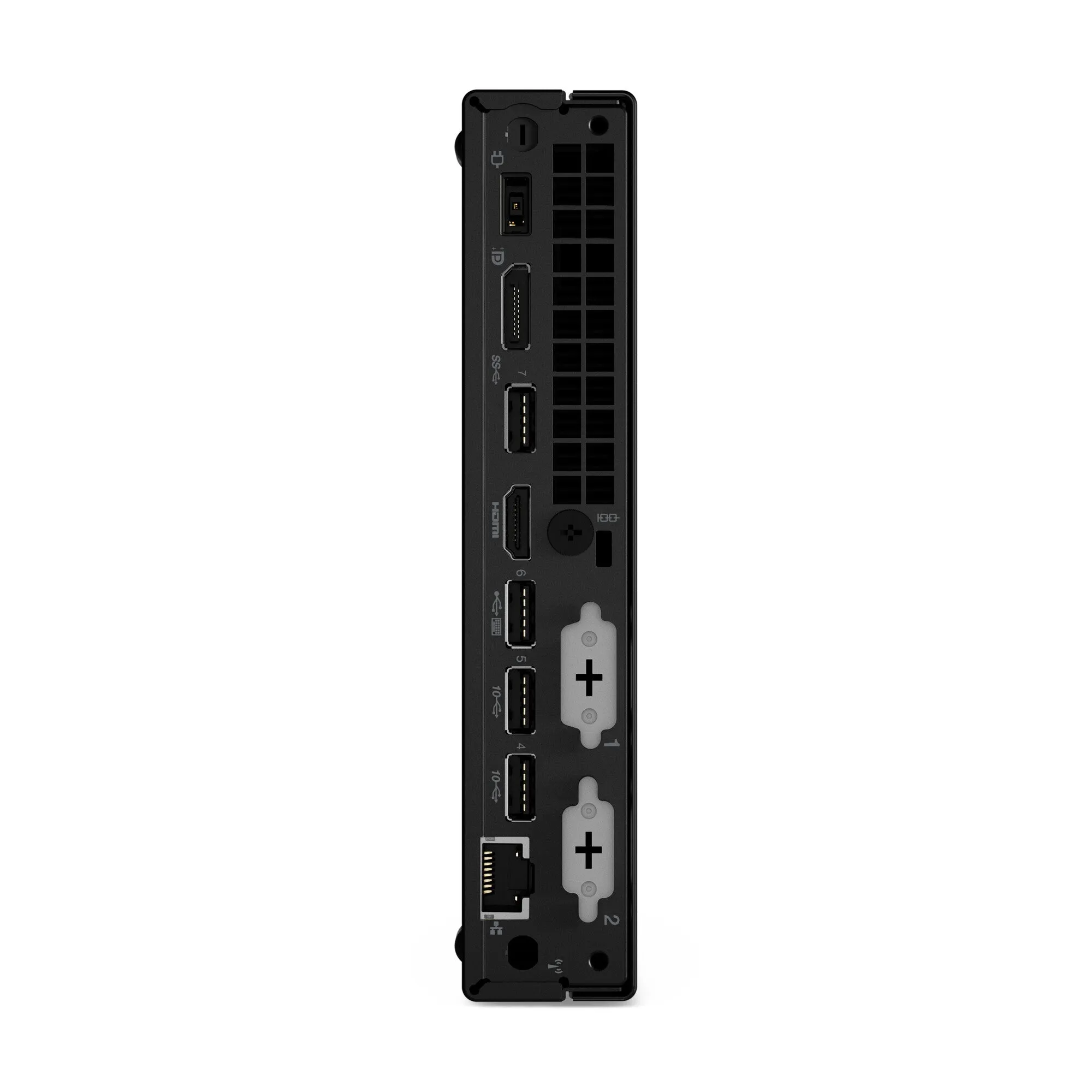 Lenovo ThinkCentre M70q Gen 3 Intel Core i3 i3-12100T 8 GB DDR4-SDRAM 256 GB SSD Windows 11 Pro Mini PC Black