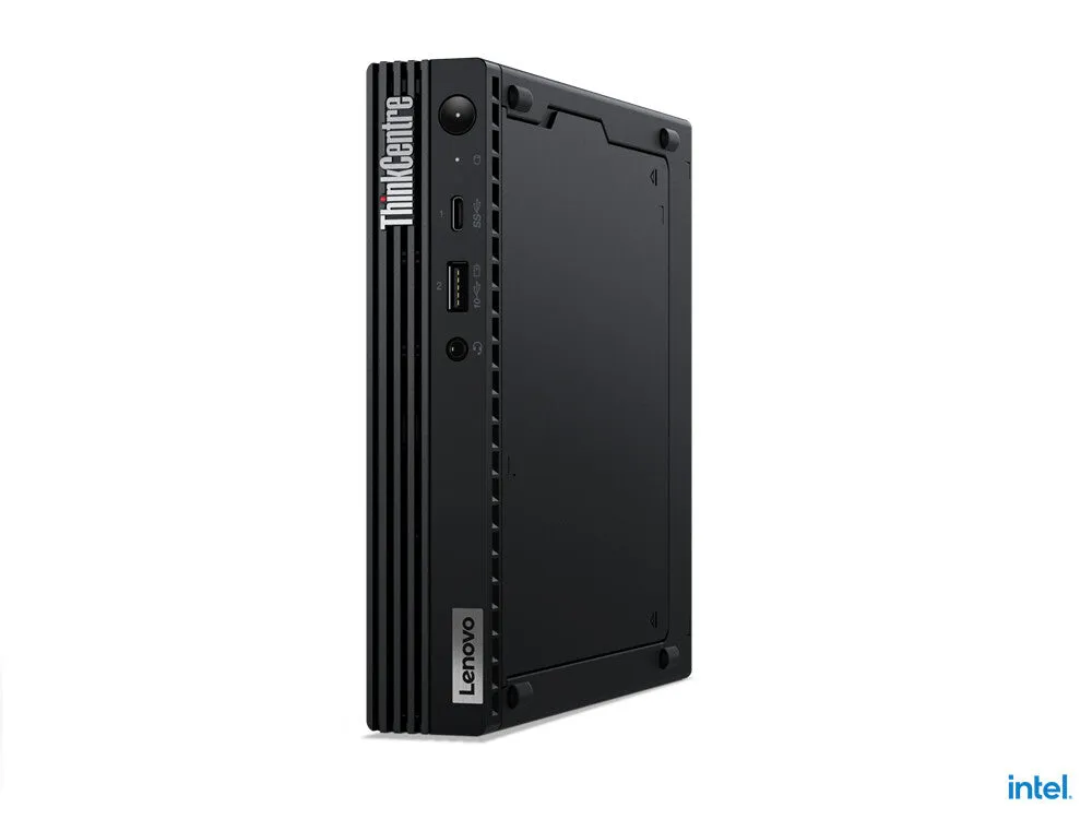 Lenovo ThinkCentre M70q Intel Core i3 i3-10105T 8 GB DDR4-SDRAM 256 GB SSD Windows 10 Pro Mini PC Black