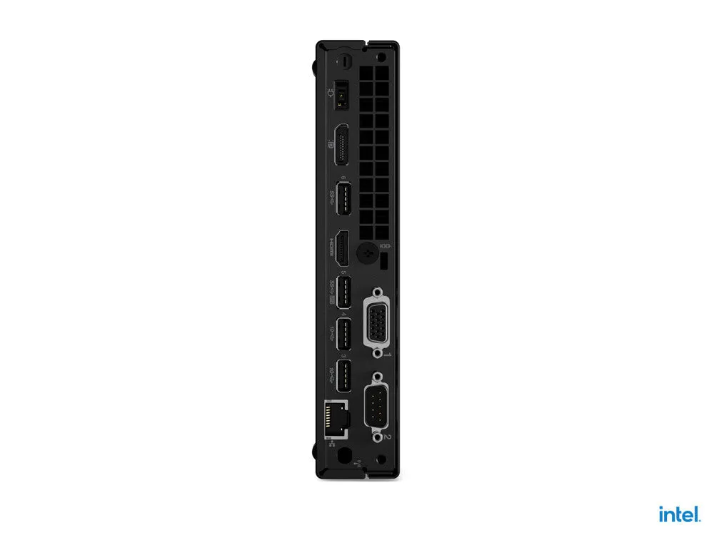 Lenovo ThinkCentre M70q Intel Core i3 i3-10105T 8 GB DDR4-SDRAM 256 GB SSD Windows 10 Pro Mini PC Black