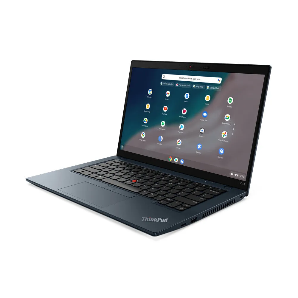 Lenovo ThinkPad C14 G1 14" Chromebook - Intel Core i5-1235U, 8GB RAM, 128GB eMMC, ChromeOS, Blue