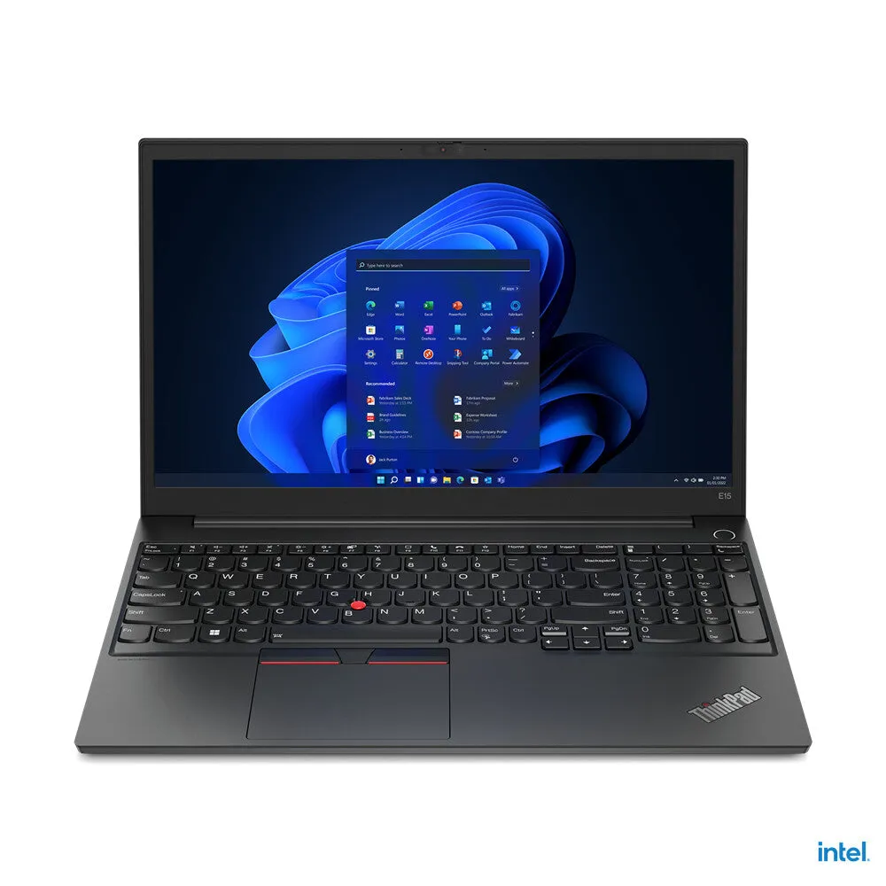 Lenovo ThinkPad E15 G2 15.6" Laptop - Intel Core i7-1255U, 16GB RAM, 512GB SSD, Windows 11 Pro, Black