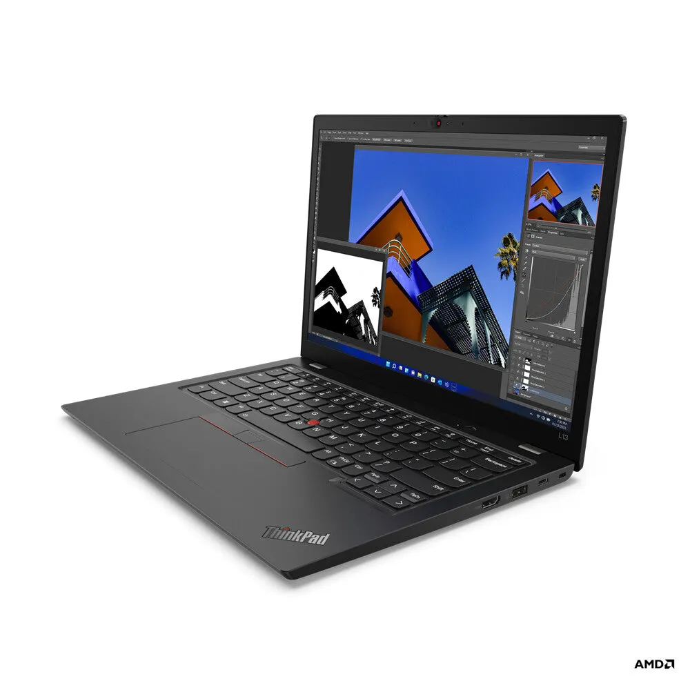 Lenovo ThinkPad L13 G3 13.3" Laptop - AMD Ryzen 5 PRO 5675U, 8GB RAM, 256GB SSD, WUXGA, Windows 11 Pro, Black