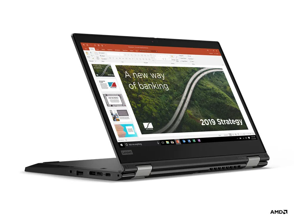 Lenovo ThinkPad L13 Yoga G2 13.3" 2-in-1 Laptop - AMD Ryzen 5 PRO 5650U, 8GB RAM, 256GB SSD, Touchscreen, Windows 10 Pro, Black