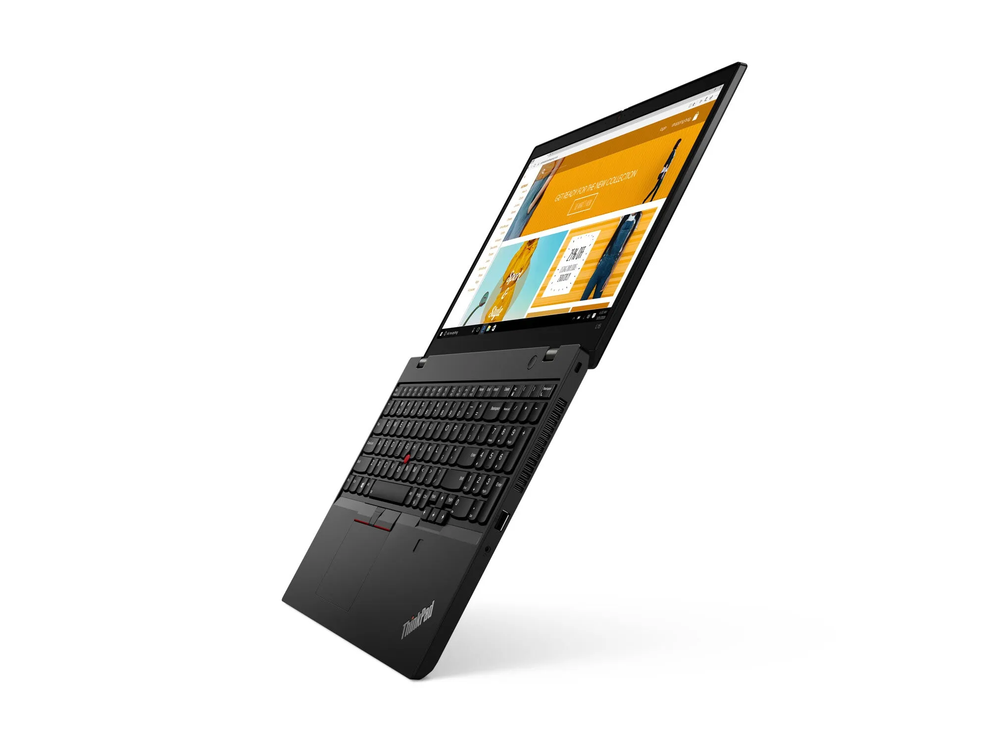Lenovo ThinkPad L15 G1 15.6" Laptop - AMD Ryzen 5 PRO 4650U, 8GB RAM, 256GB SSD, Windows 10 Pro, Black