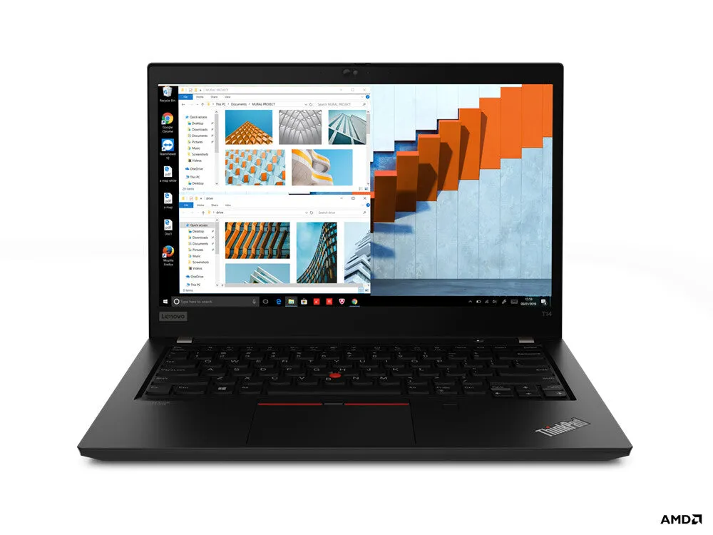 Lenovo ThinkPad T14 G1 14" Laptop - AMD Ryzen 7 PRO 4750U, 16GB RAM, 512GB SSD, Windows 10 Pro, Black