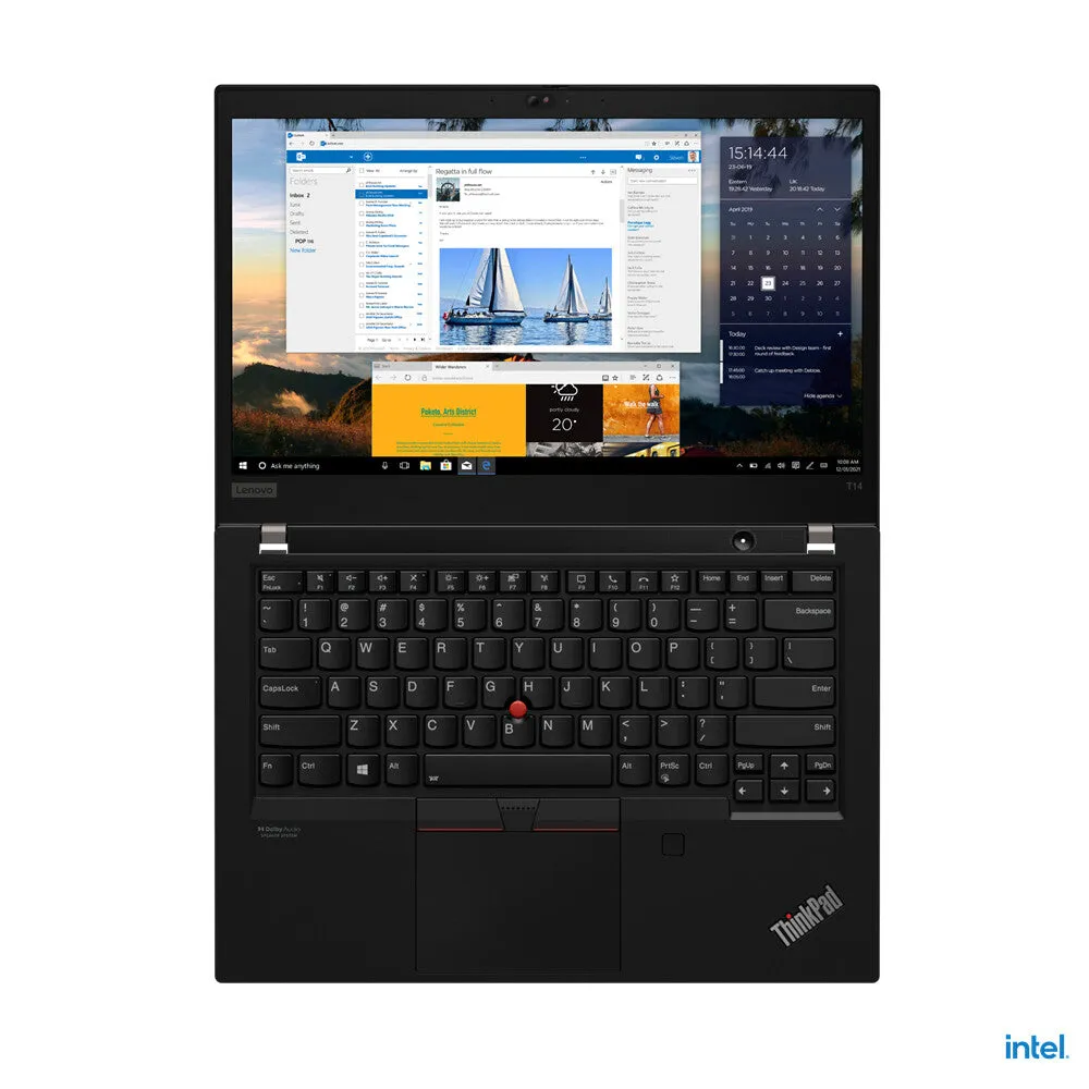 Lenovo ThinkPad T14 G2 14" Laptop - Intel Core i5-1135G7, 8GB RAM, 256GB SSD, Windows 11 Pro, Black