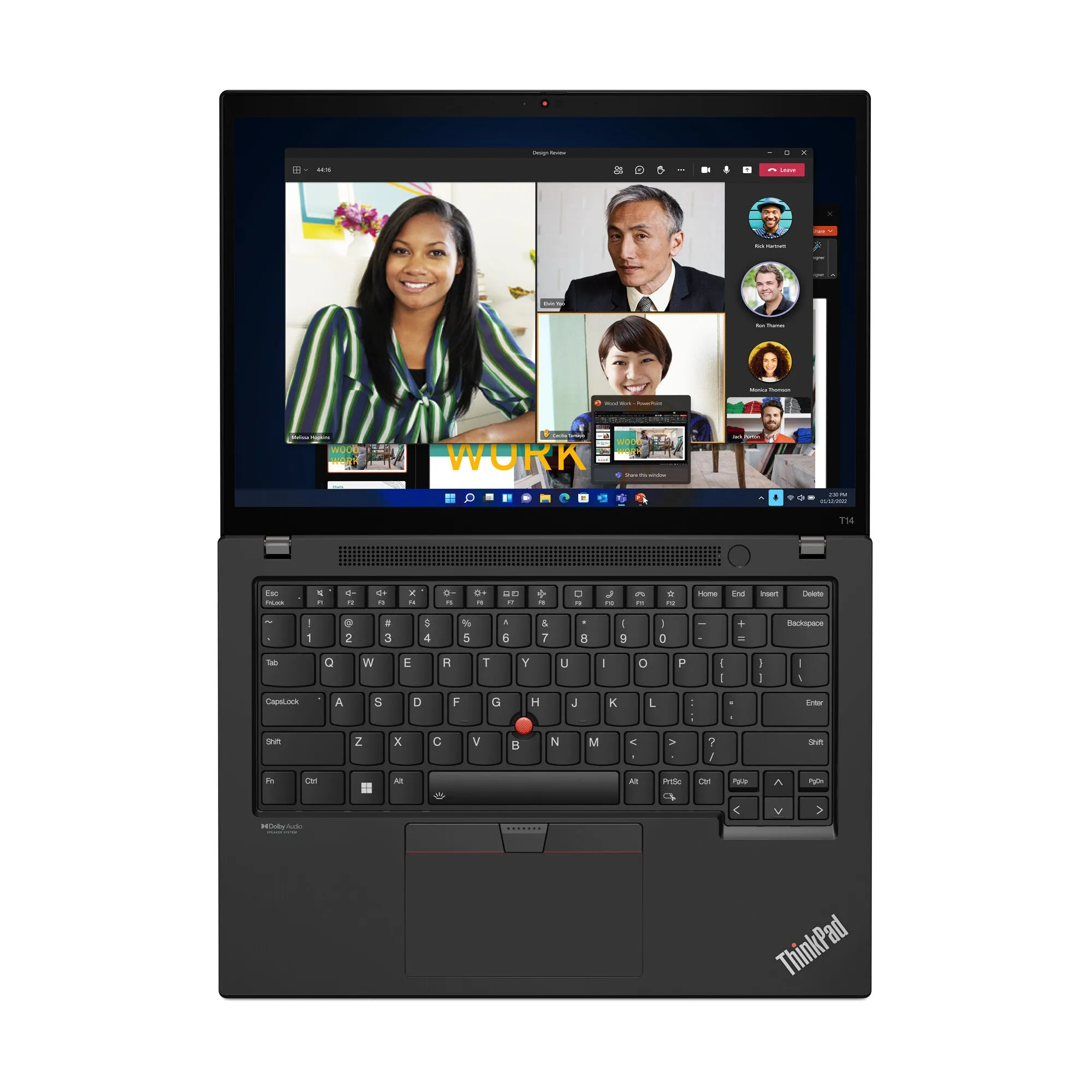 Lenovo ThinkPad T14 G2 14" Laptop - Intel Core i5-1235U, 8GB RAM, 256GB SSD, Windows 11 Pro, Black