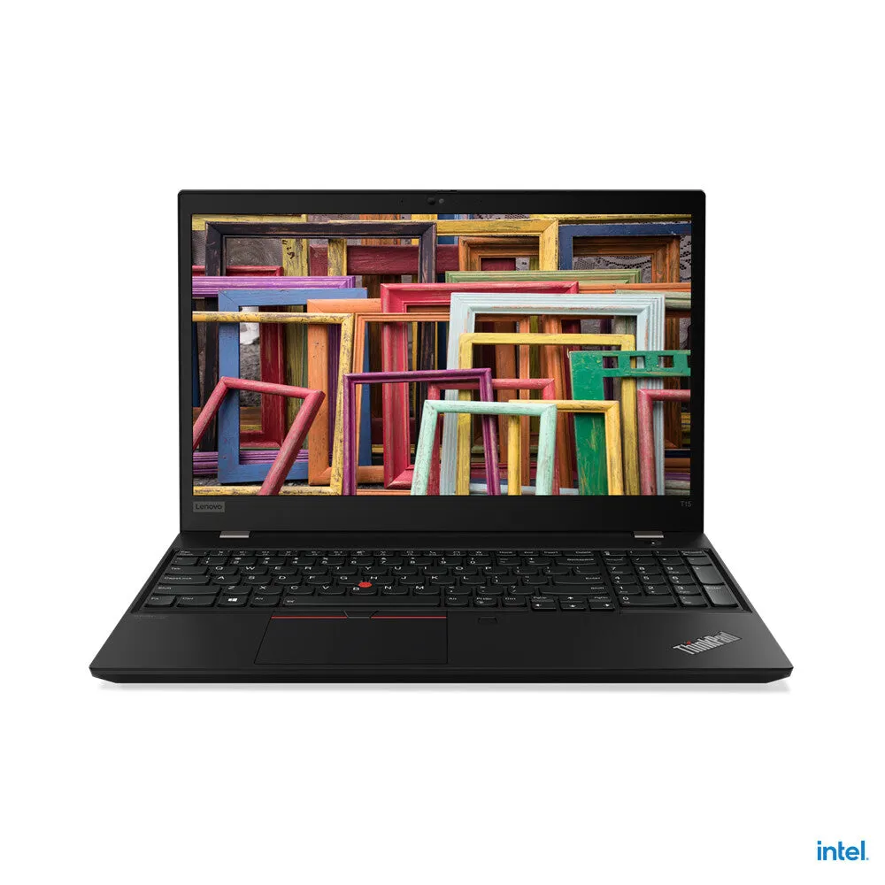 Lenovo ThinkPad T15 G1 15.6" Laptop - Intel Core i5-1135G7, 8GB RAM, 256GB SSD, IPS, Windows 11 Pro, Black