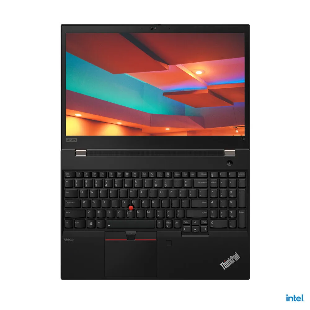 Lenovo ThinkPad T15 G1 15.6" Laptop - Intel Core i5-1135G7, 8GB RAM, 256GB SSD, IPS, Windows 11 Pro, Black