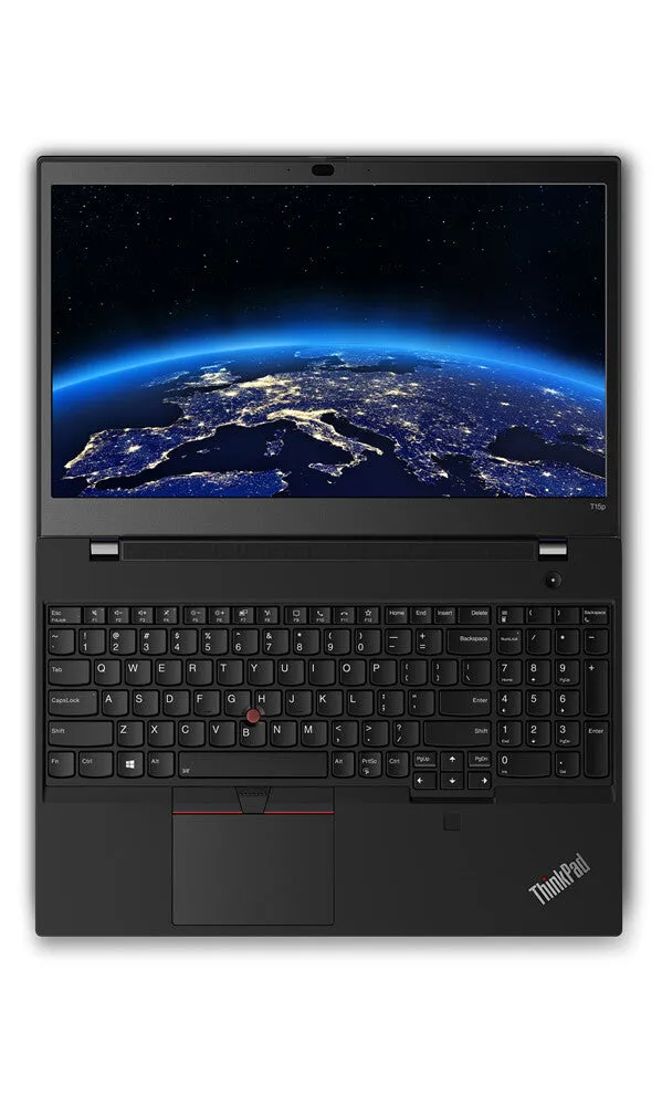 Lenovo ThinkPad T15p 15.6" Laptop - Intel Core i7-11800H, 16GB RAM, 512GB SSD, NVIDIA GeForce GTX 1650, Windows 10 Pro, Black