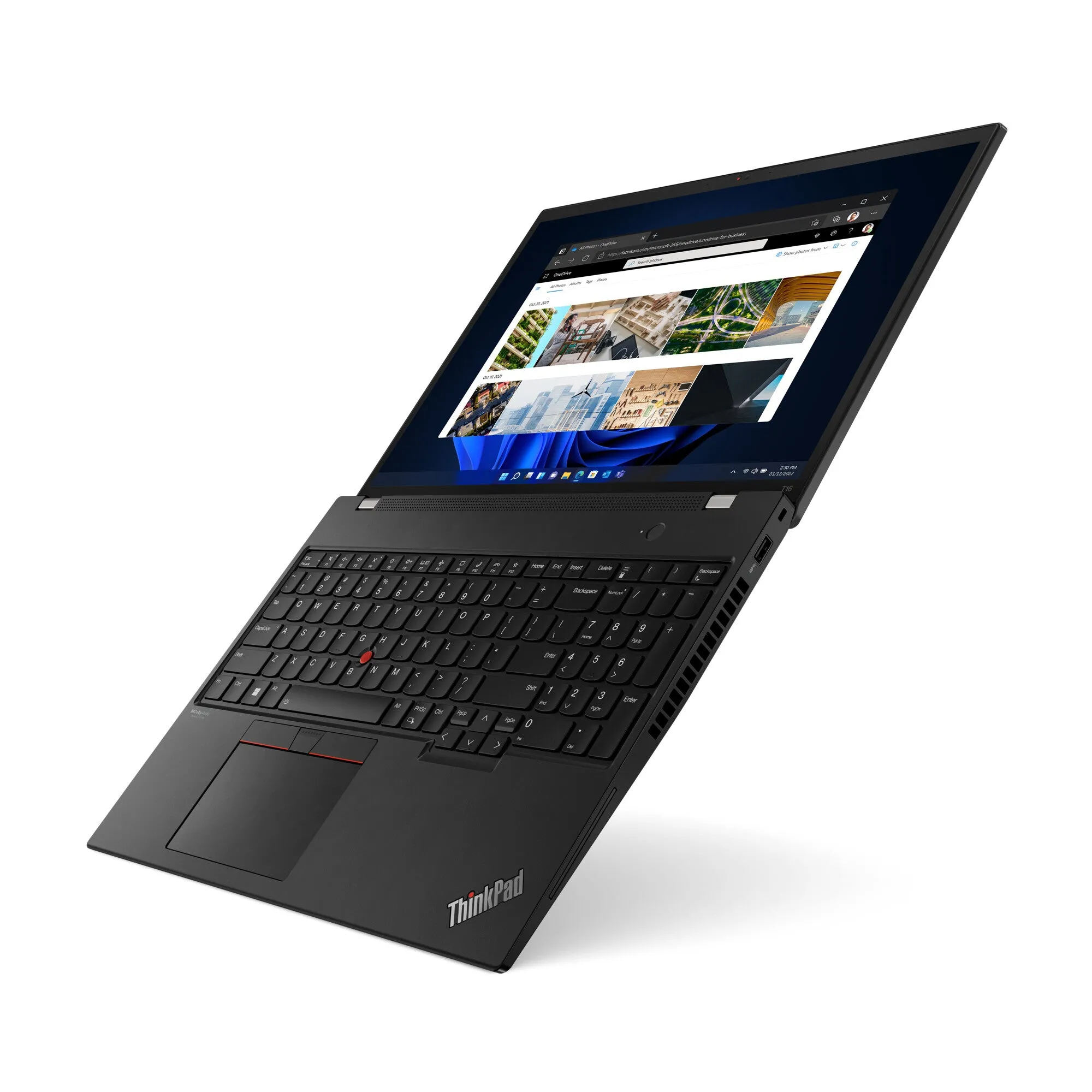 Lenovo ThinkPad T16 G1 16" Laptop - Intel Core i7-1260P, 16GB RAM, 512GB SSD, WUXGA, Windows 11 Pro, Black