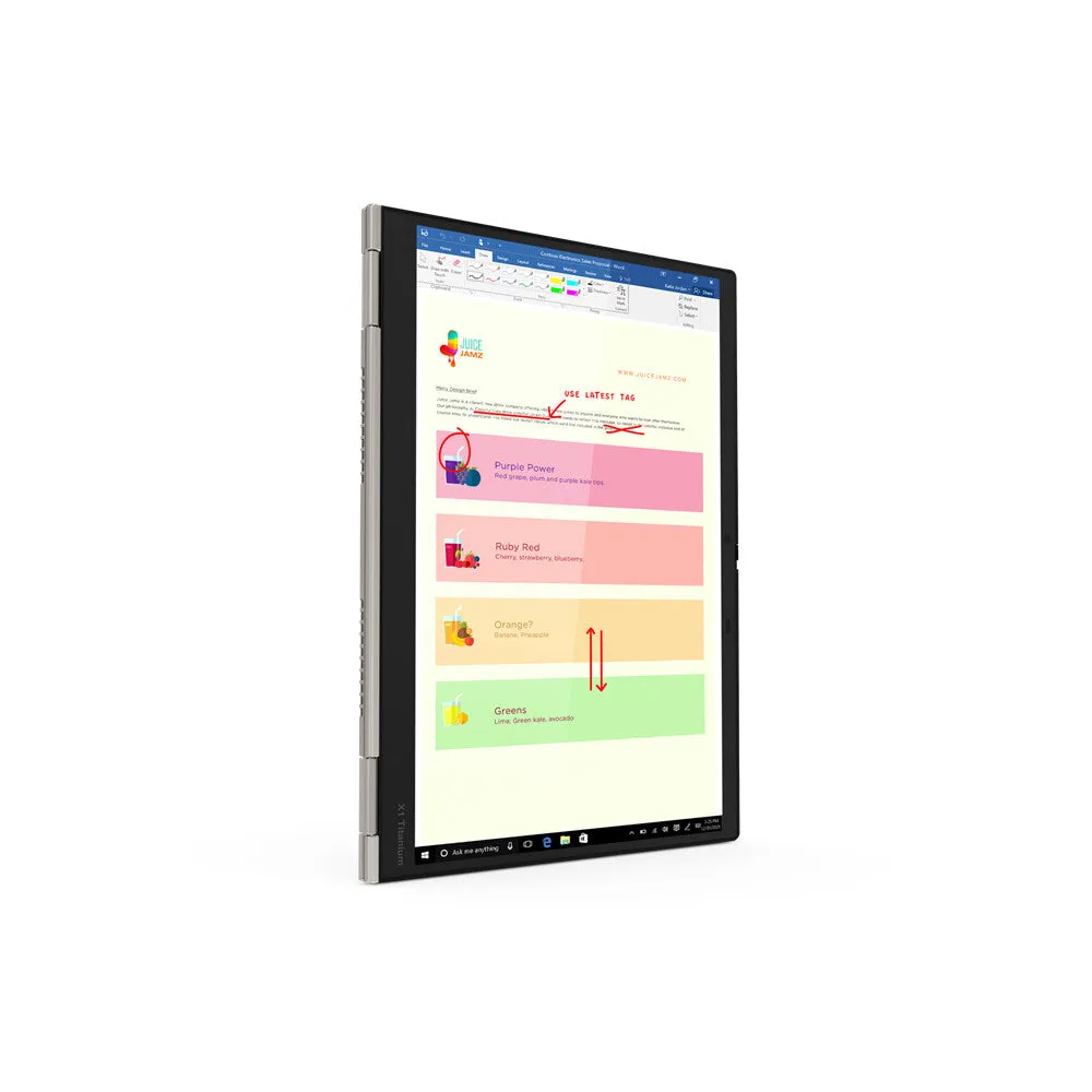 Lenovo ThinkPad X1 Titanium Yoga 13.5" 2-in-1 Laptop - Intel Core i5-1130G7, 16GB RAM, 256GB SSD, Touchscreen, Windows 10 Pro