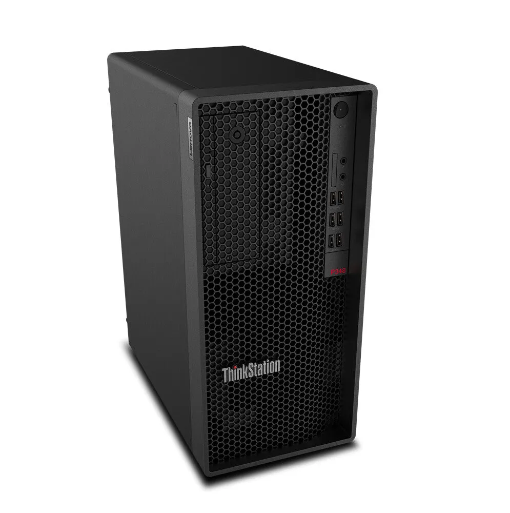 Lenovo ThinkStation P348 Intel Core i7 i7-11700 16 GB DDR4-SDRAM 512 GB SSD Windows 10 Pro Tower Workstation Grey