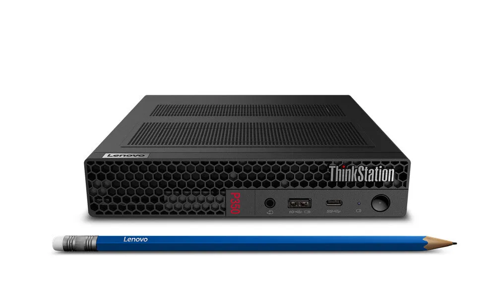 Lenovo ThinkStation P350 Intel Core i5 i5-11500T 16 GB DDR4-SDRAM 512 GB SSD NVIDIA T600 Windows 10 Pro Mini PC Workstation Black