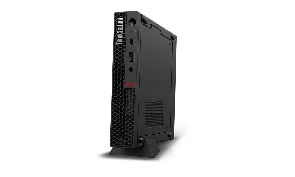 Lenovo ThinkStation P350 Intel Core i5 i5-11500T 16 GB DDR4-SDRAM 512 GB SSD NVIDIA T600 Windows 10 Pro Mini PC Workstation Black