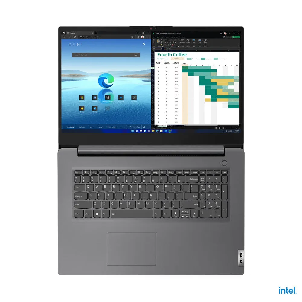 Lenovo V 17 G3 17" Laptop - Intel Core i5-1235U, 8GB RAM, 512GB SSD, Windows 11 Pro, Grey
