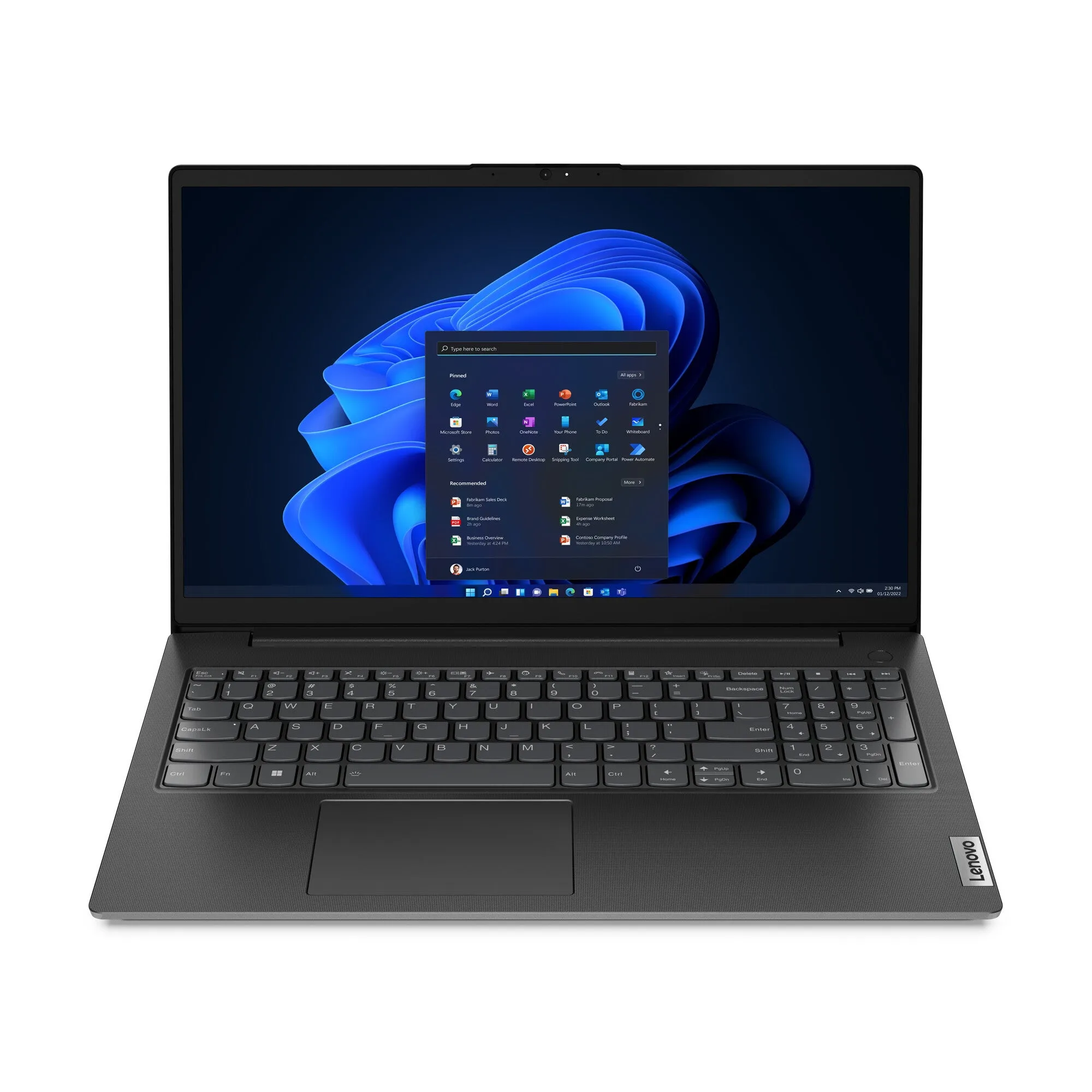 Lenovo V15 G2 15.6" Laptop - AMD Ryzen 5 5625U, 8GB RAM, 512GB SSD, Windows 11 Home, Black