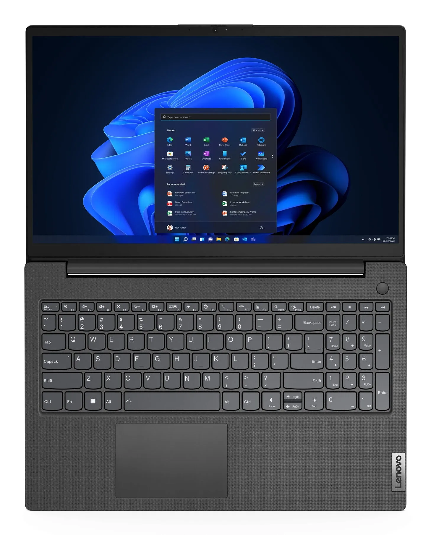 Lenovo V15 G3 15.6" Laptop - Intel Core i5-1235U, 8GB RAM, 256GB SSD, Windows 11 Home, Black