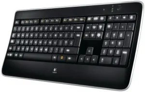 Logitech Wireless Illuminated K800 keyboard Universal RF Wireless QWERTY English Black