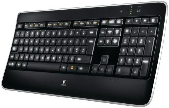 Logitech Wireless Illuminated K800 keyboard Universal RF Wireless QWERTY English Black
