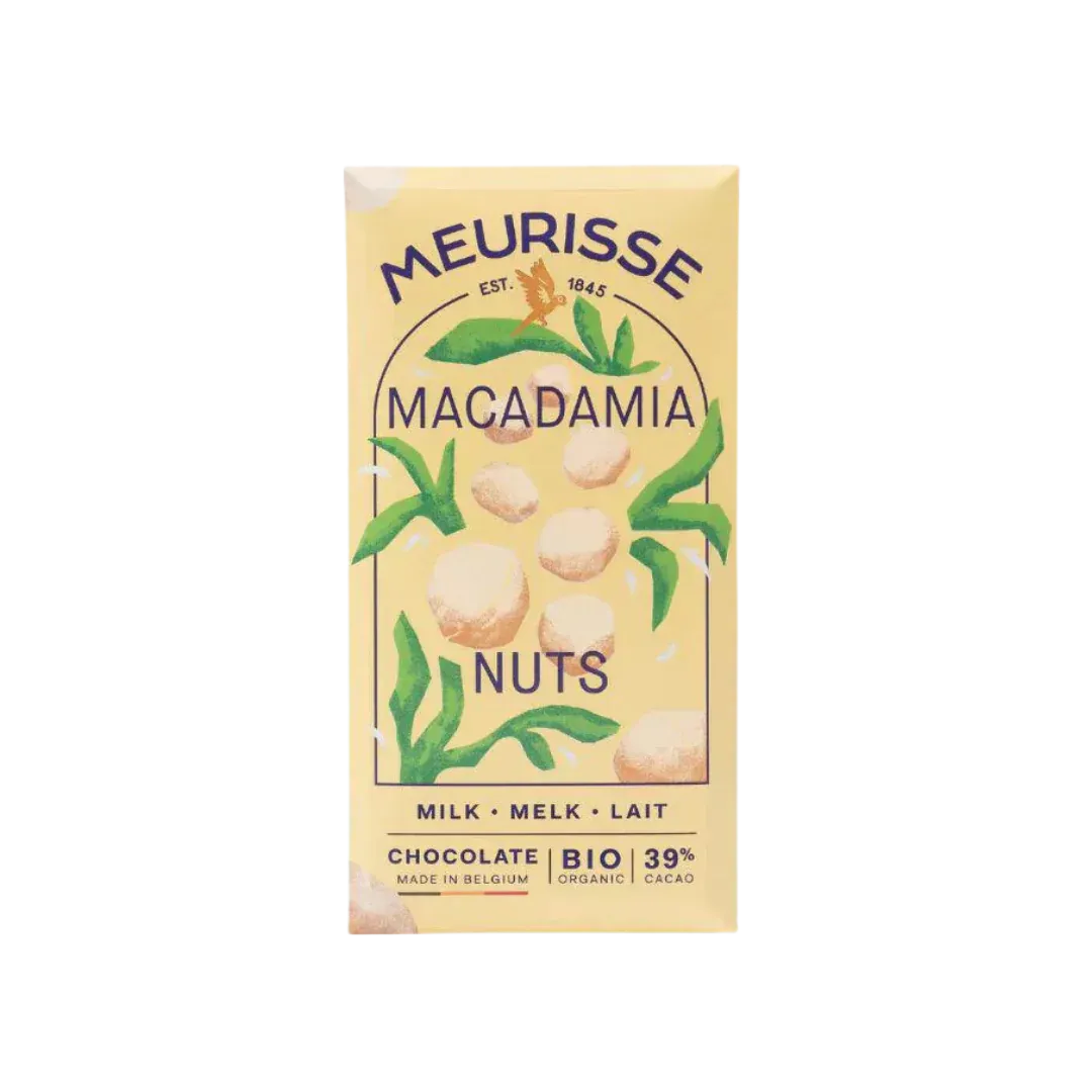 Macadamia Nuts 39% Milk Chocolate 100g