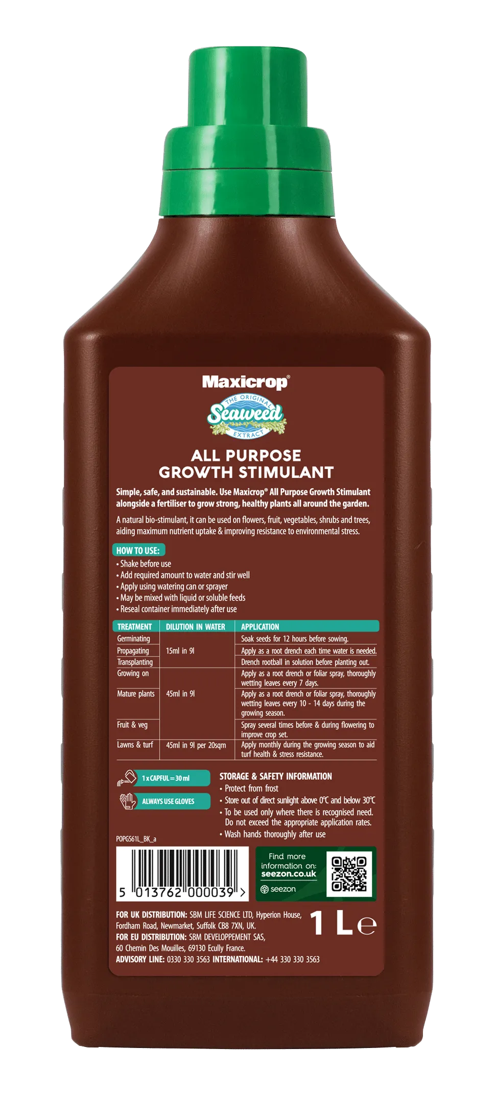 Maxicrop All Purpose Plant Growth Stimulant 1L