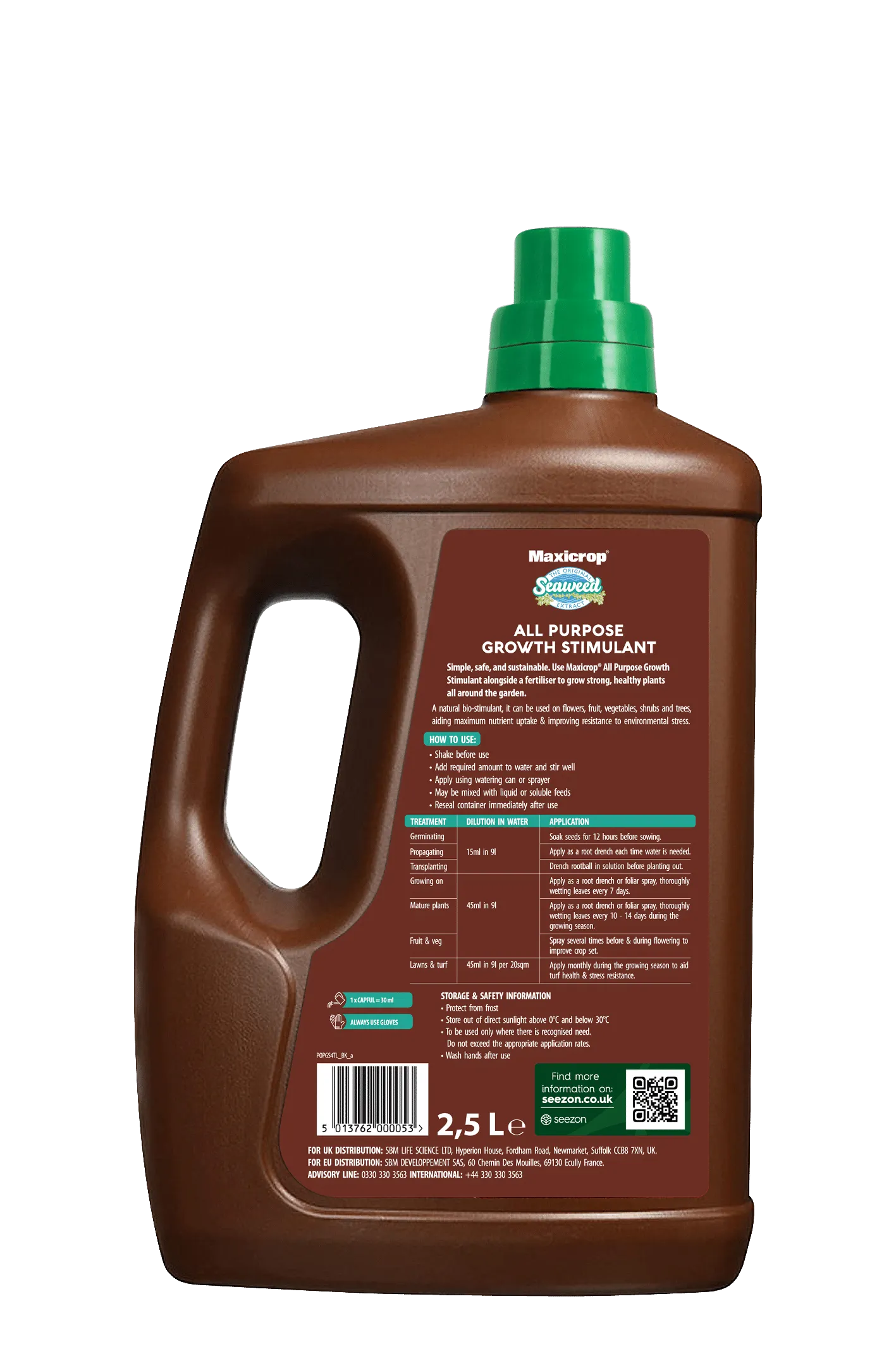 Maxicrop All Purpose Plant Growth Stimulant 2.5L