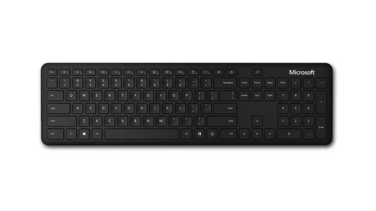 Microsoft QSZ-00004 keyboard Universal Bluetooth QWERTY English Black