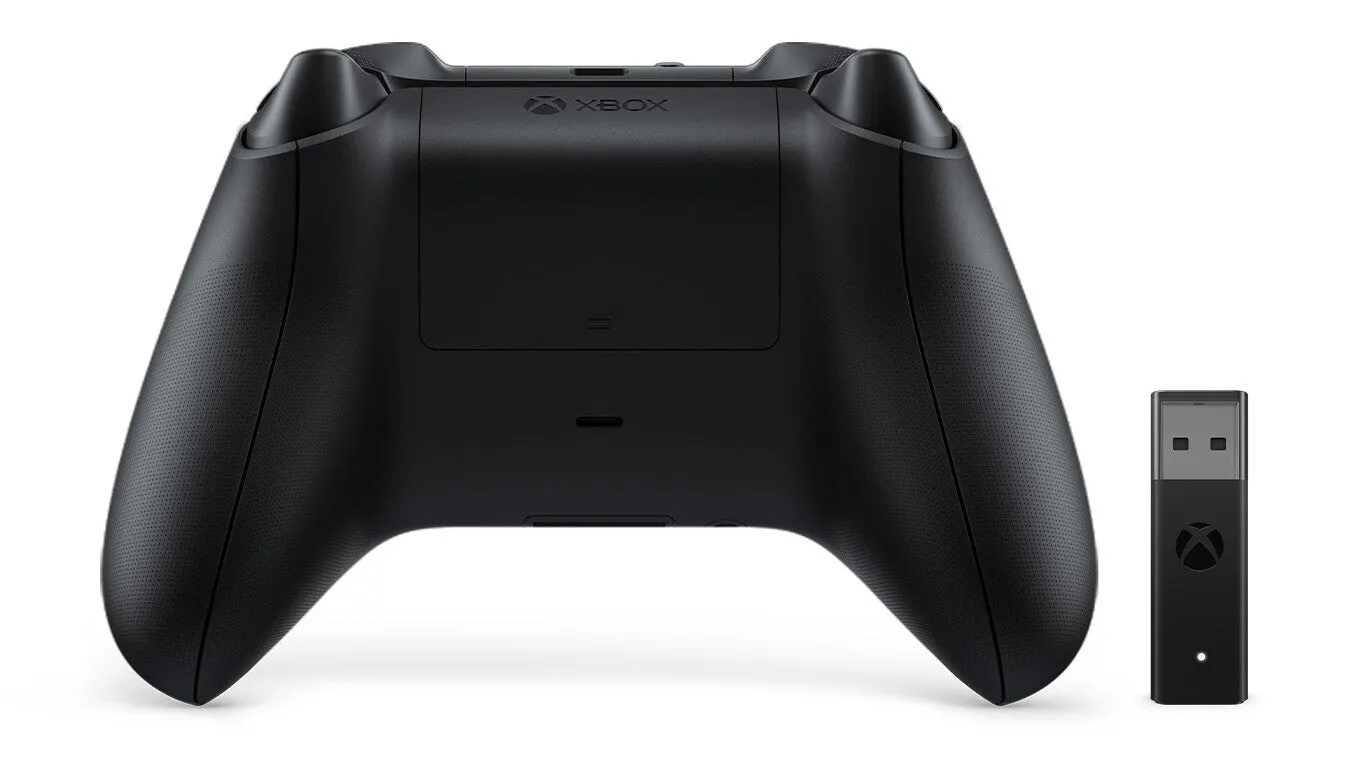 Microsoft Xbox Wireless Controller   Wireless Adapter for Windows 10 Black Gamepad PC, Xbox One, Xbox One S, Xbox One X, Xbox Series S, Xbox Series X