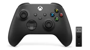 Microsoft Xbox Wireless Controller   Wireless Adapter for Windows 10 Black Gamepad PC, Xbox One, Xbox One S, Xbox One X, Xbox Series S, Xbox Series X