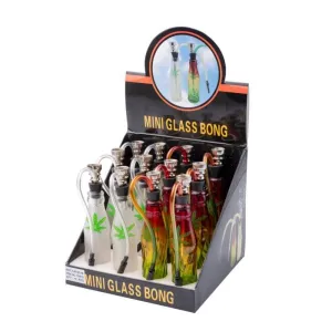 Mini bongs de vidrio