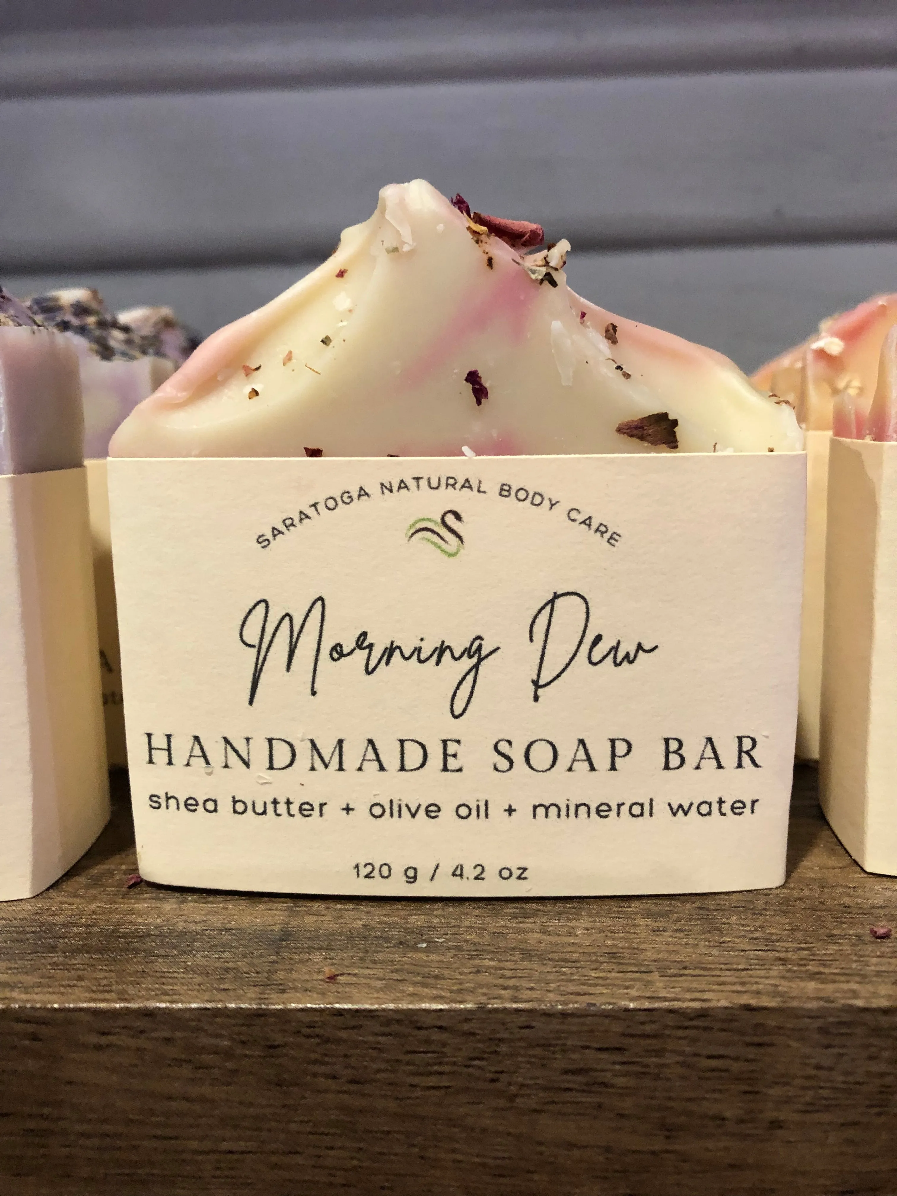Morning Dew Artisan Soap - Saratoga Natural Body Care- 4 oz bar