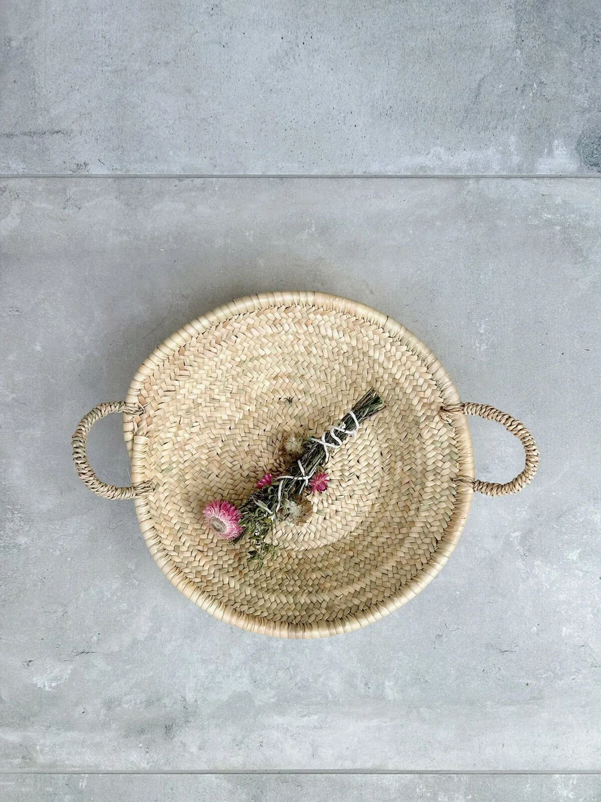 Moroccan Oversize Woven Plate
